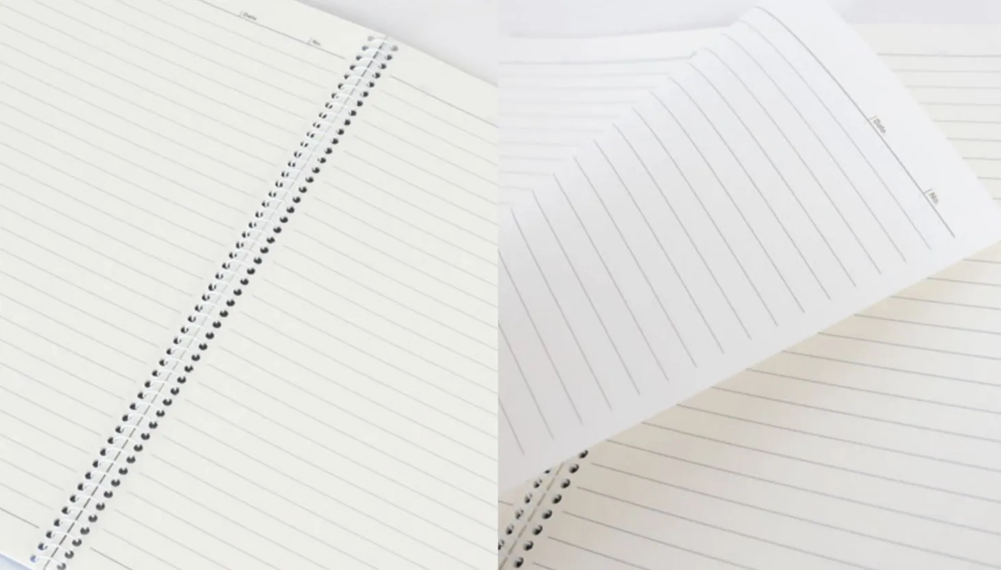 Large Vivid Spiral Lined Notebook