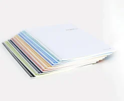 Large Vivid Spiral Lined Notebook