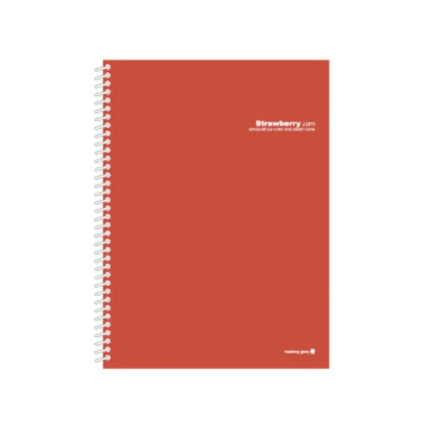 Large Vivid Spiral Lined Notebook