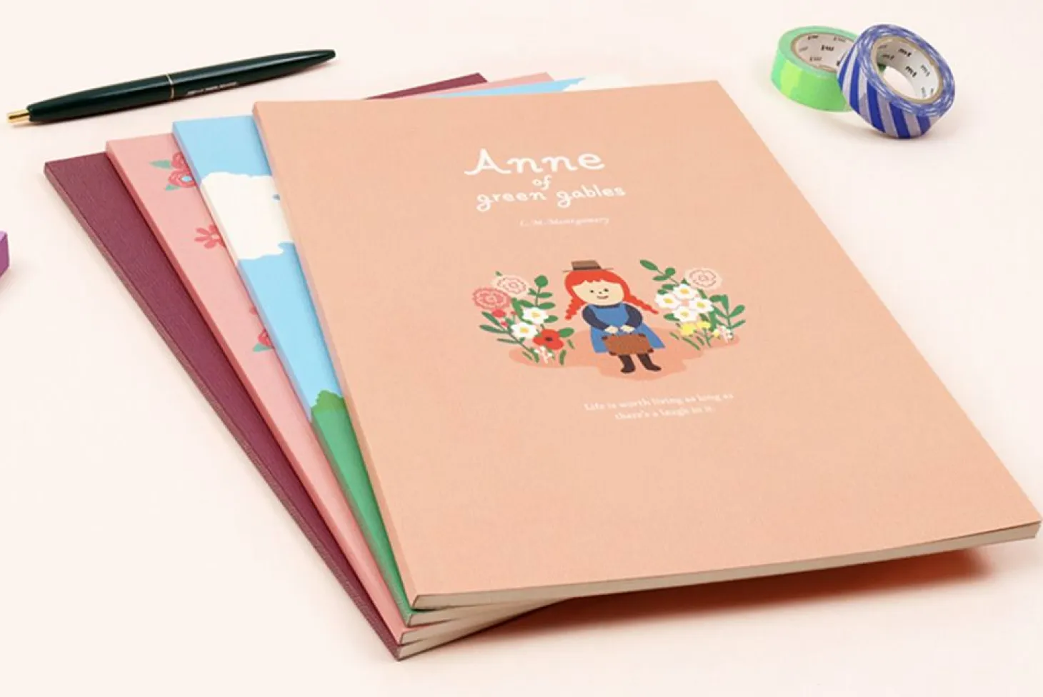 Large World Literature Lined Notebook