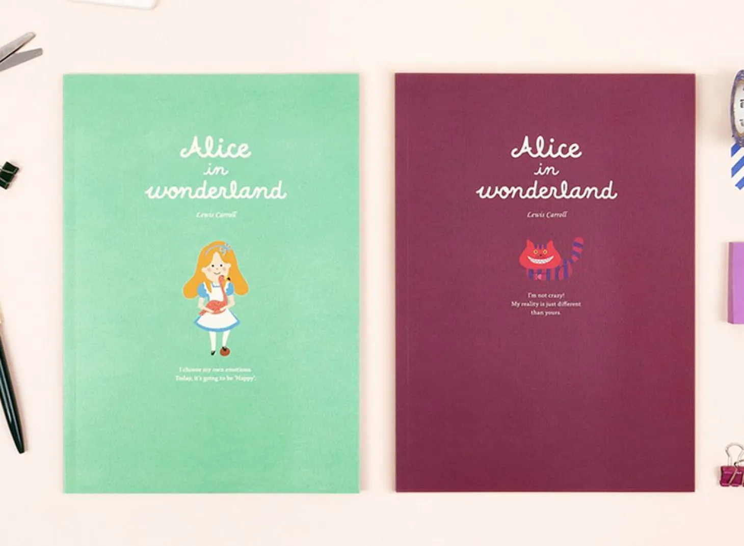 Large World Literature Lined Notebook