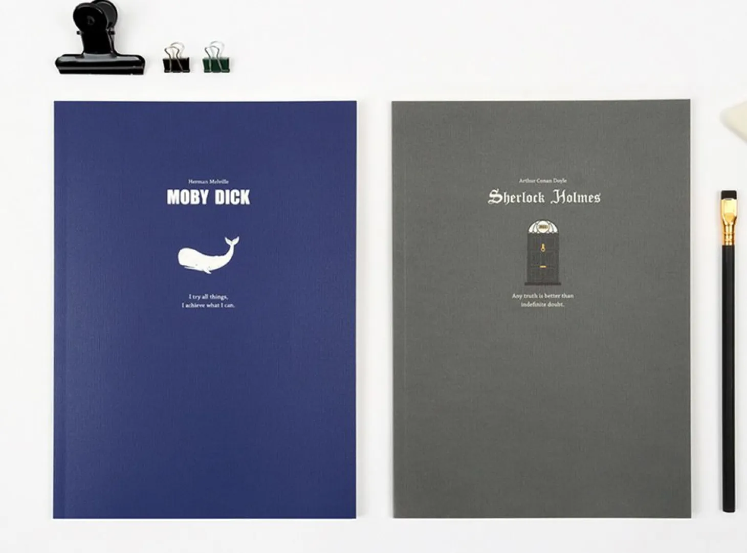 Large World Literature Lined Notebook