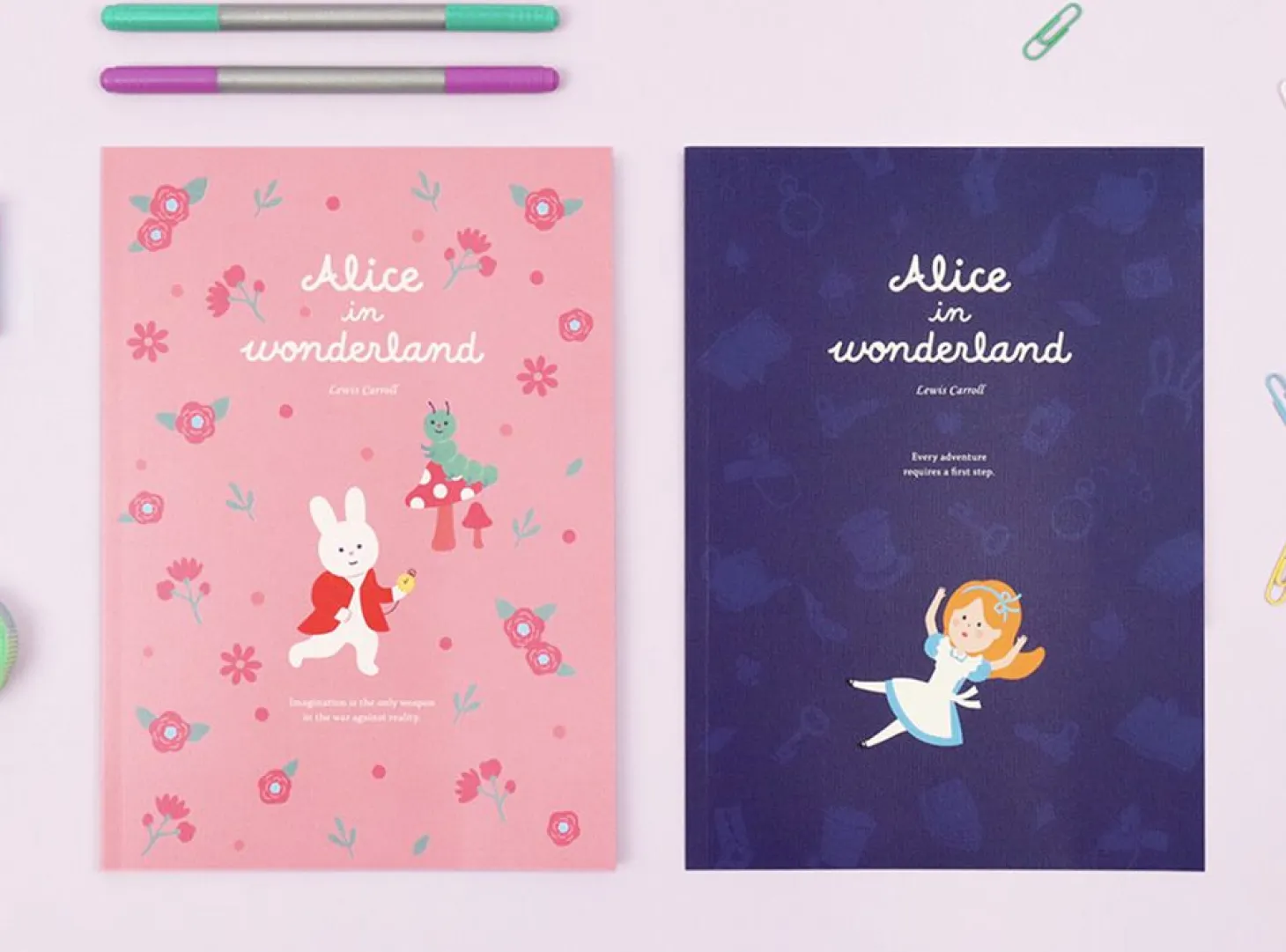 Large World Literature Lined Notebook