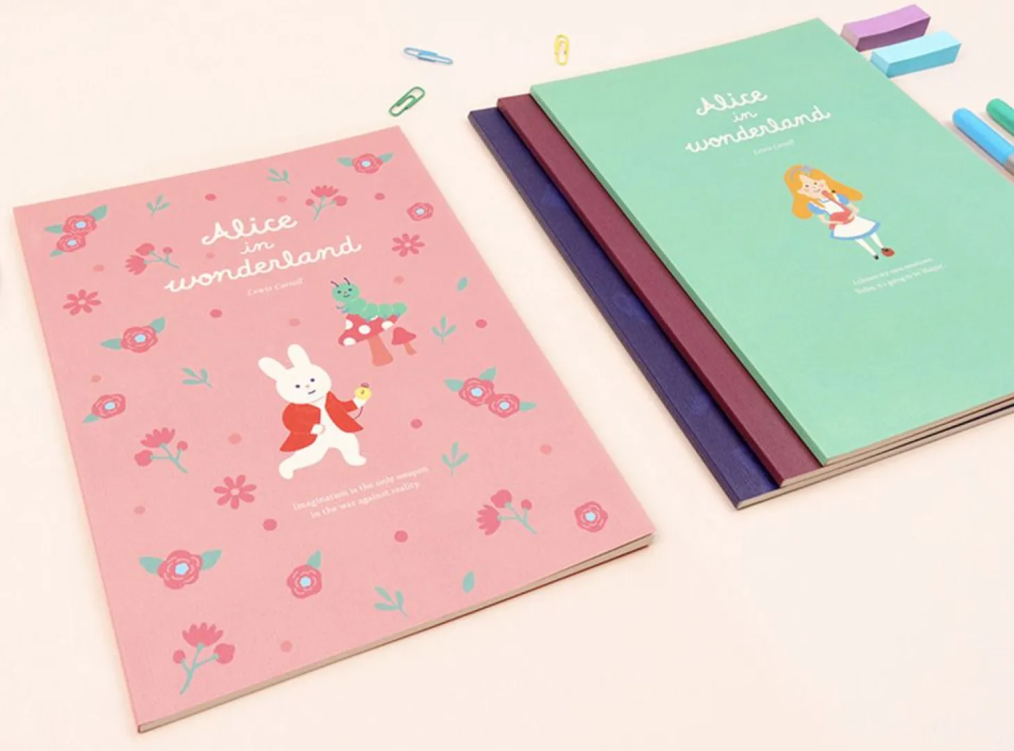 Large World Literature Lined Notebook