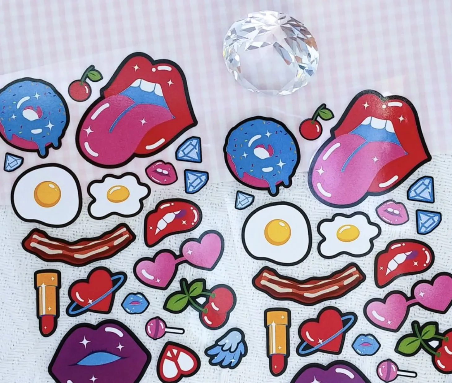 Large XOXO Epoxy Sticker