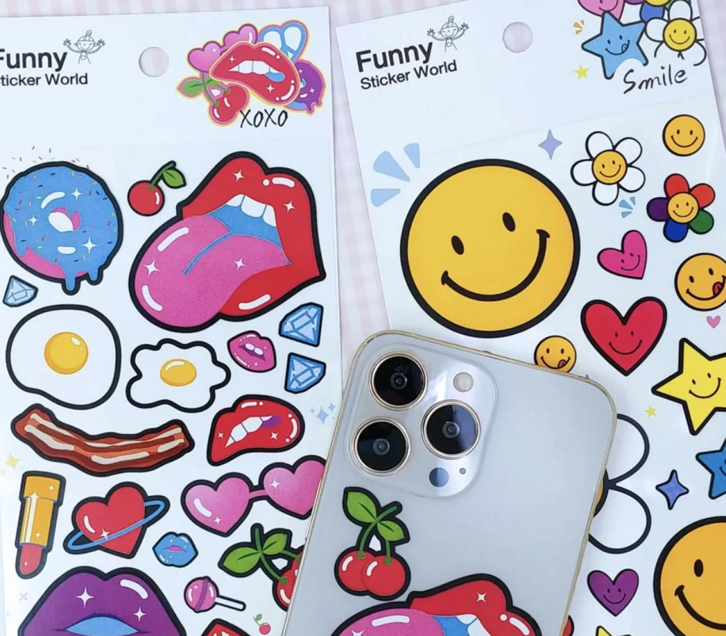 Large XOXO Epoxy Sticker