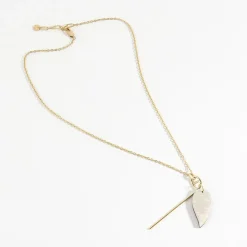 Leaf Mother of Pearl Necklace