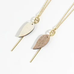 Leaf Mother of Pearl Necklace
