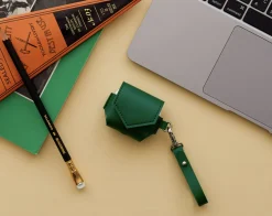 Leather AirPods 3 Pouch + Strap Set