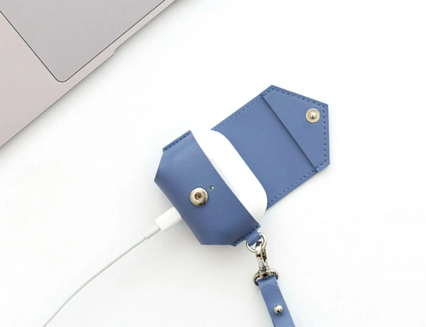 Leather AirPods 3 Pouch + Strap Set