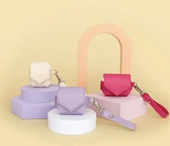 Leather AirPods 3 Pouch + Strap Set