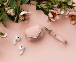 Leather AirPods 3 Pouch + Strap Set