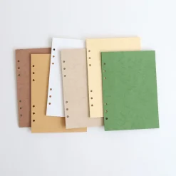 Leatherlike 6 Ring A5 Plain Note Refill