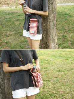 Le Flaneur Bottle Shoulder Pouch