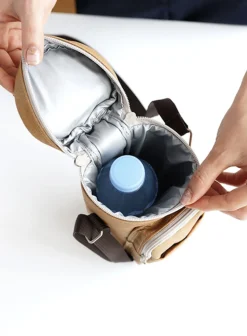 Le Flaneur Bottle Shoulder Pouch