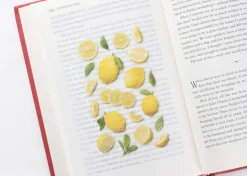 Lemon Pressed Fruit Sticker