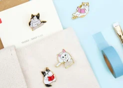 Let's Read Cat Badge