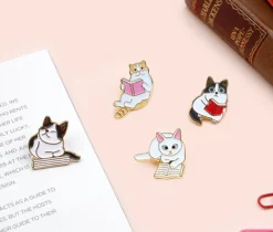 Let's Read Cat Badge