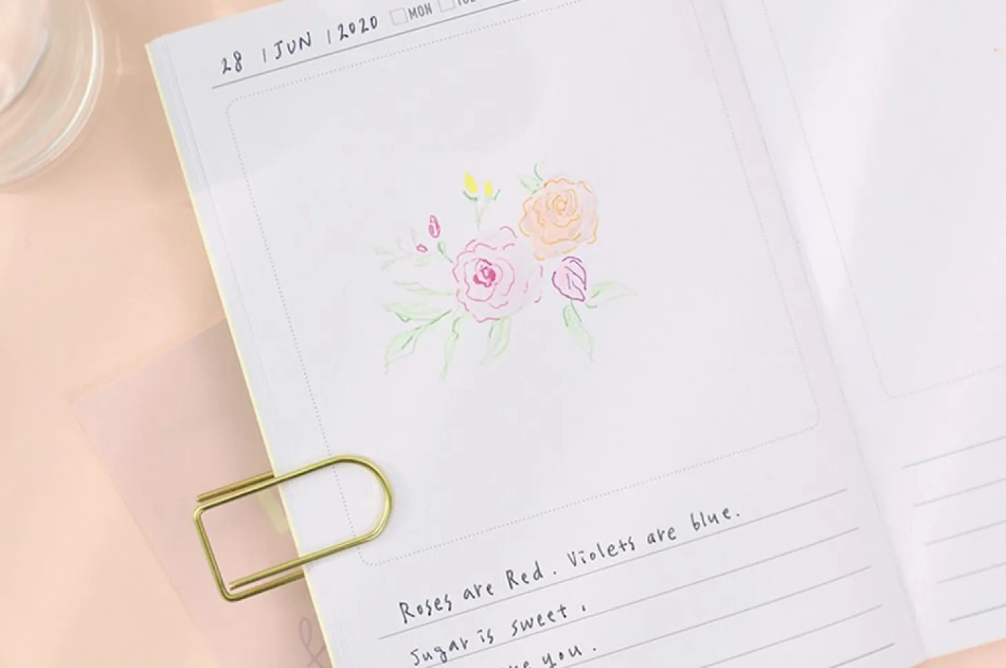 Life A6 Themed Memo Book