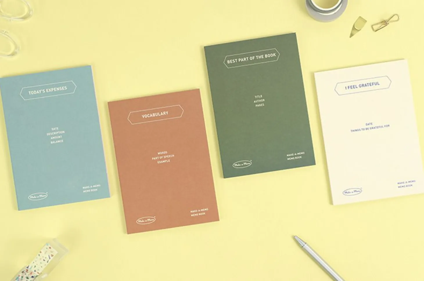 Life A6 Themed Memo Book