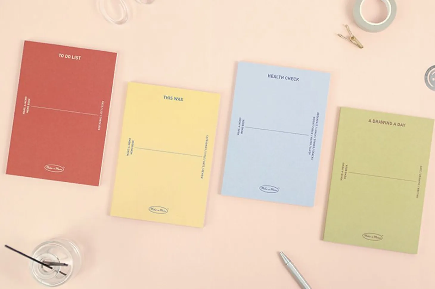 Life A6 Themed Memo Book