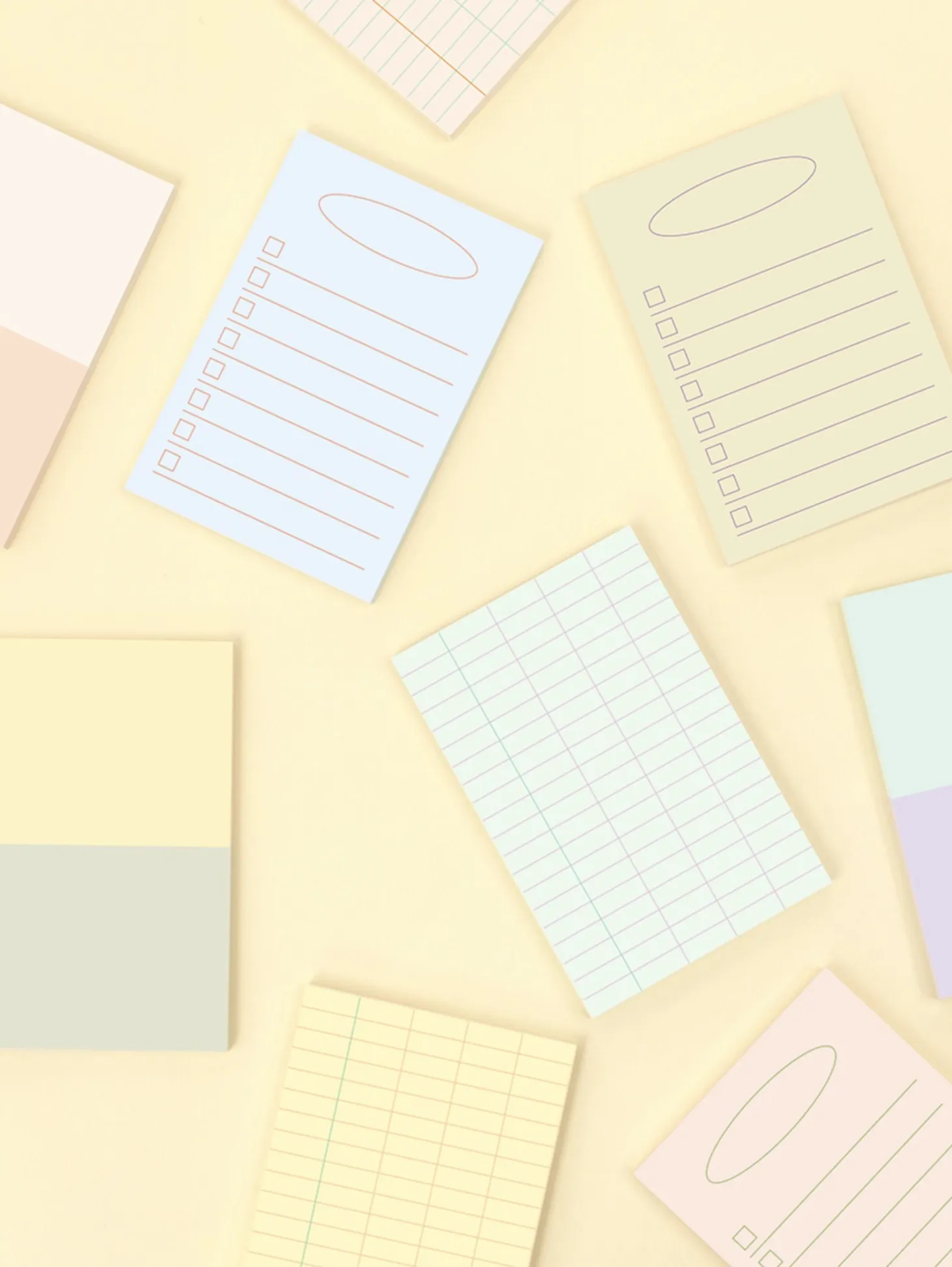 Life Pastel Sticky Note