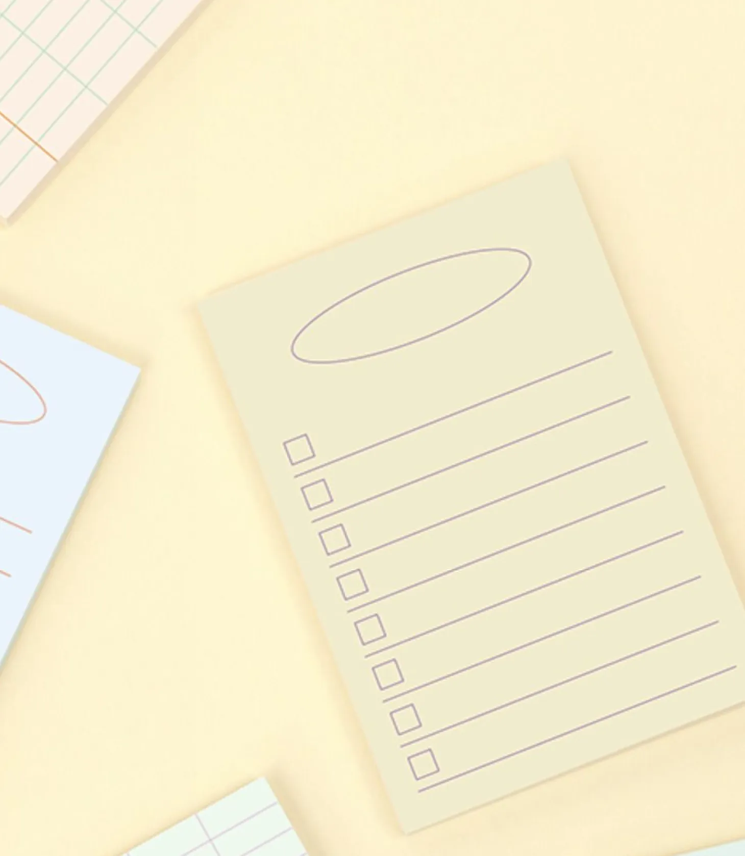 Life Pastel Sticky Note