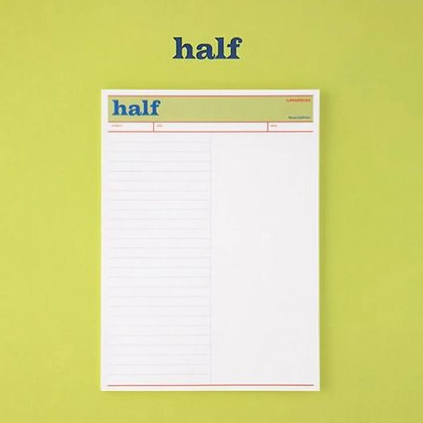 Life & Pieces B5 Notepad