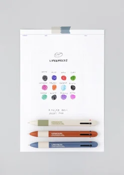 Life & Pieces 4 Color Ball Point Pen v2