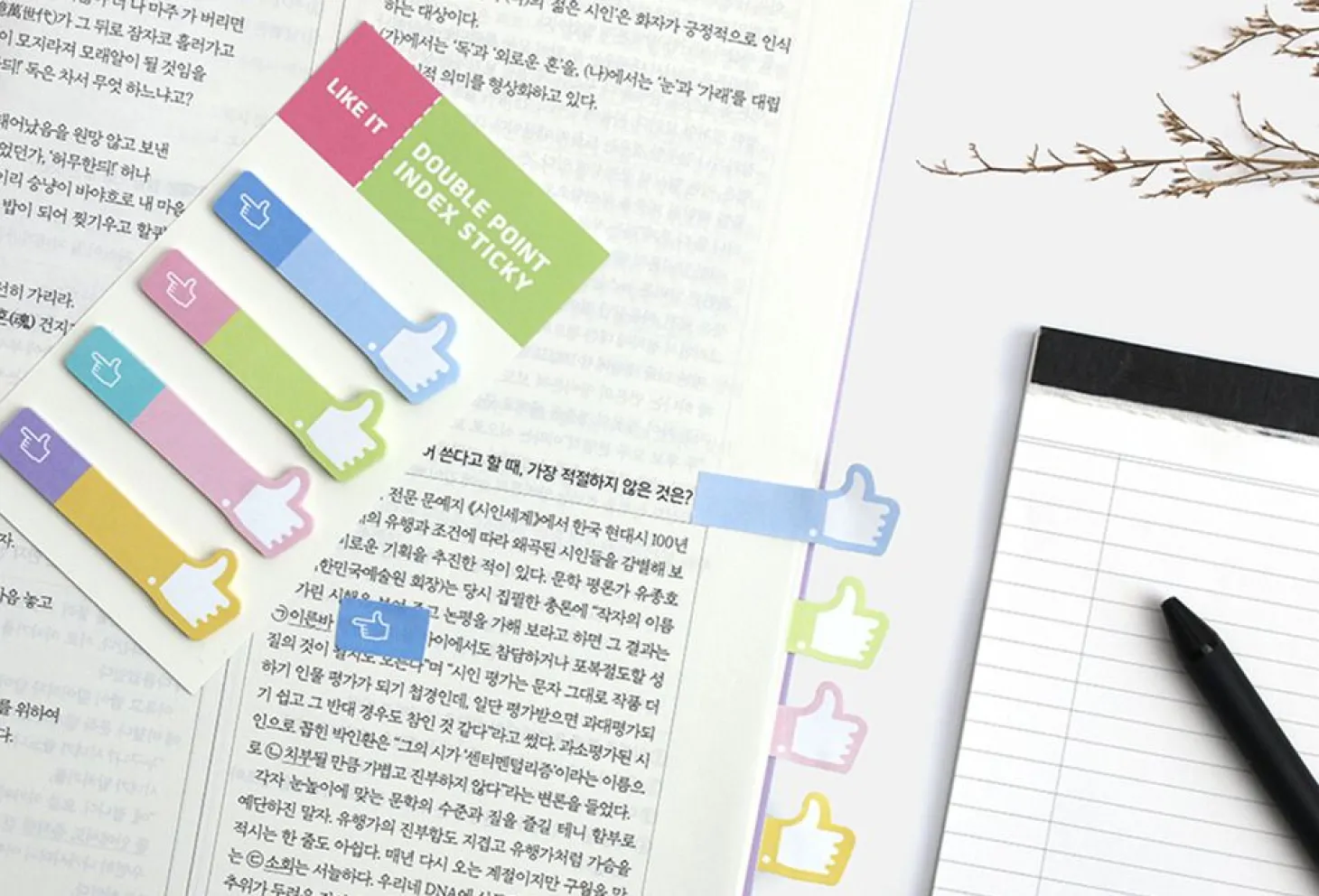 Like It Double Point Index Sticky Note