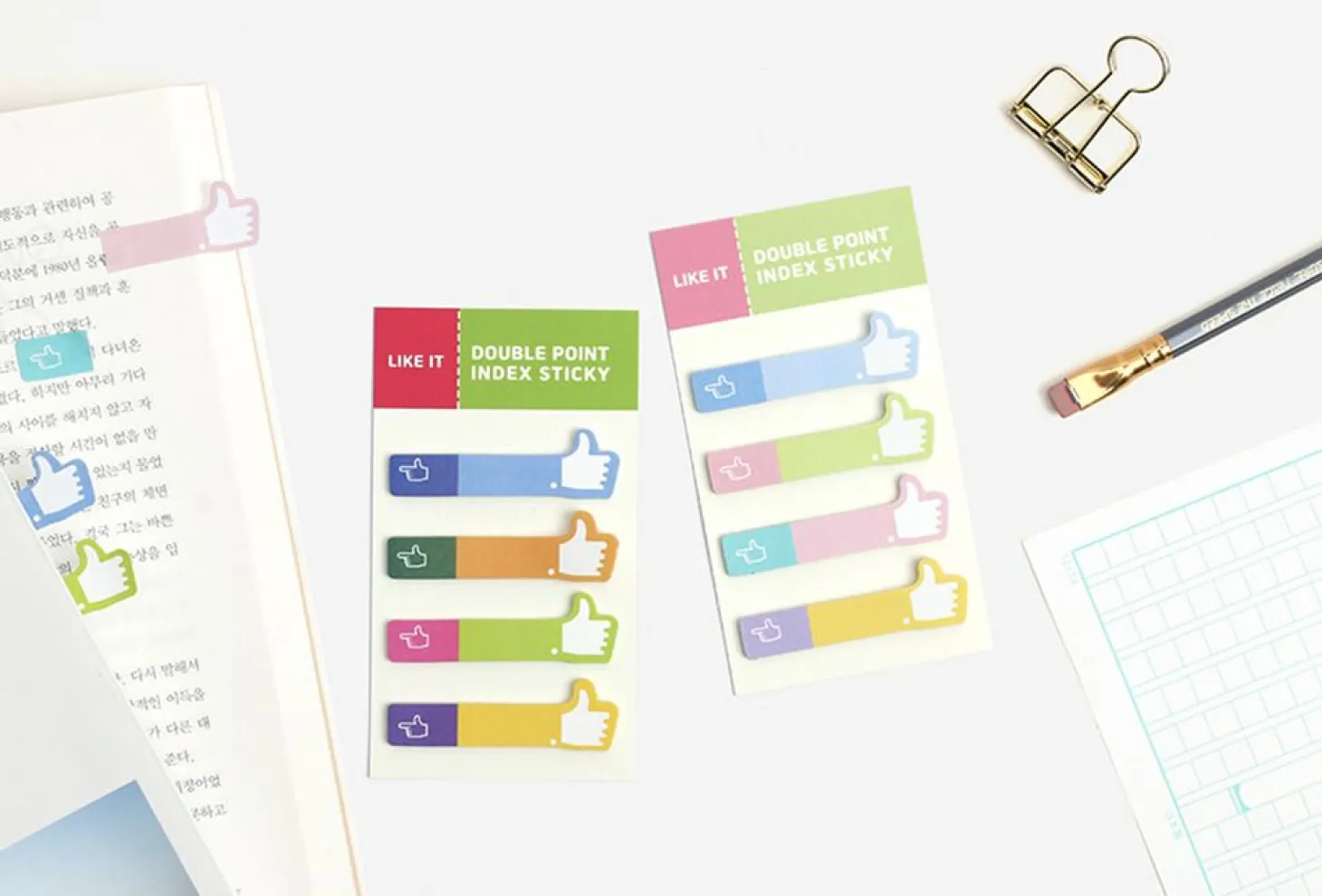 Like It Double Point Index Sticky Note