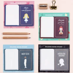 Literature Foldable Book Sticky Note