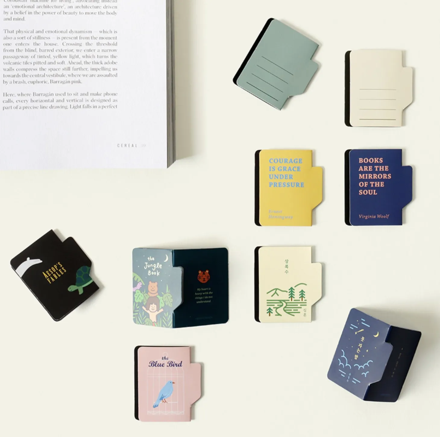Literature Index Magnetic Bookmark