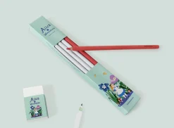 Literature Pencil & Eraser Set