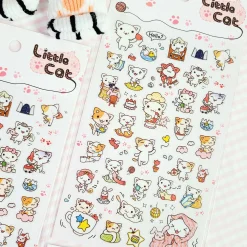 Little Cat Day Life PVC Sticker