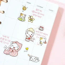 Little Cat Day Life PVC Sticker