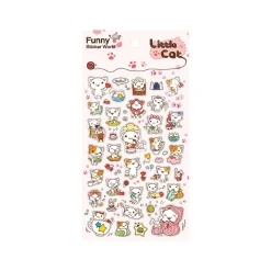 Little Cat Day Life PVC Sticker