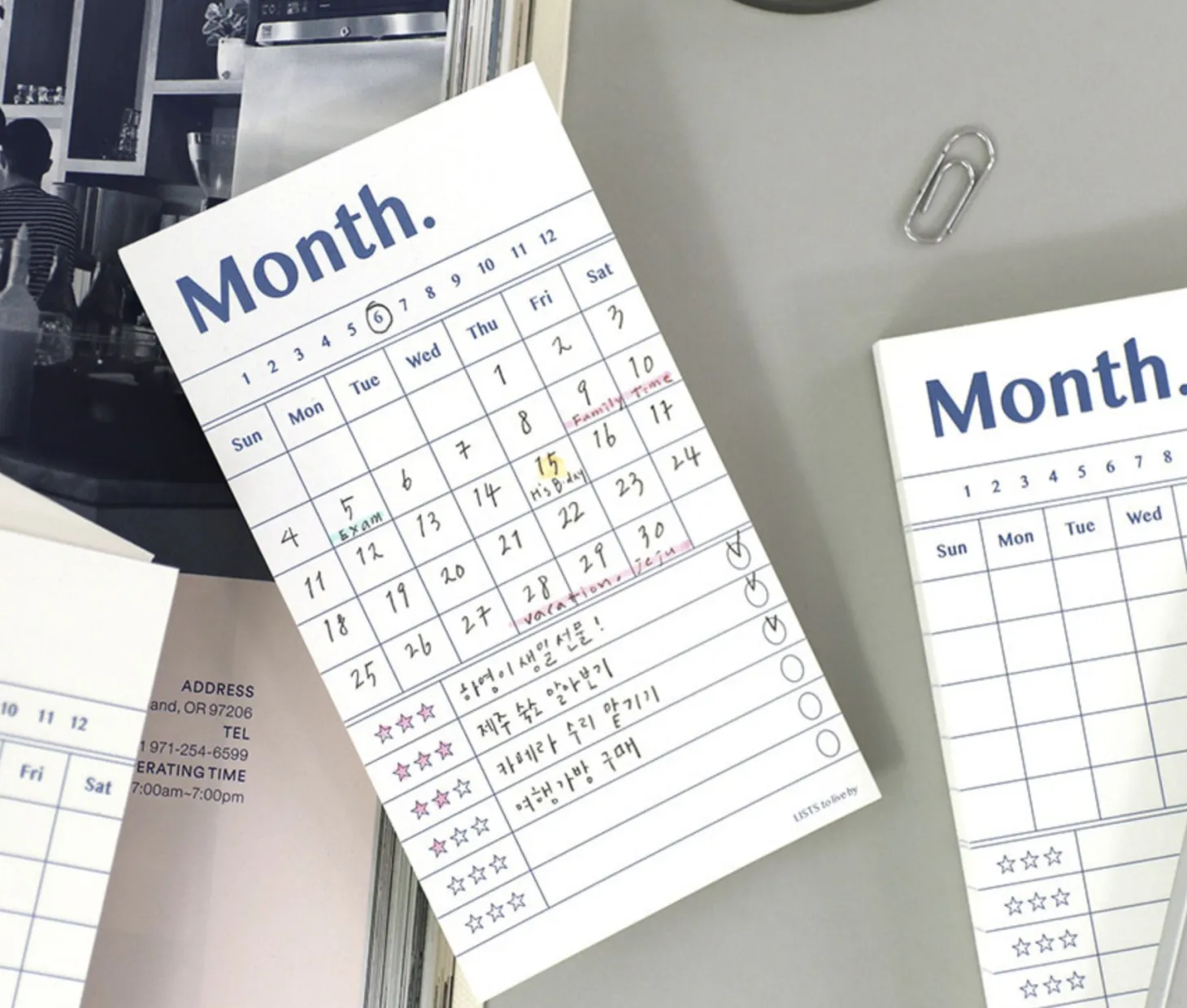 Live By Plan Memo Pad