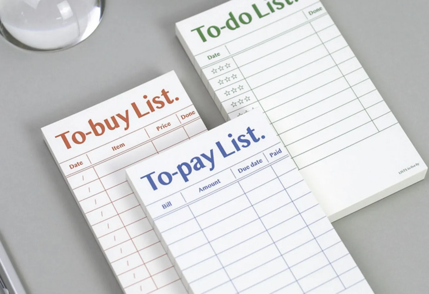 Live By Plan Memo Pad