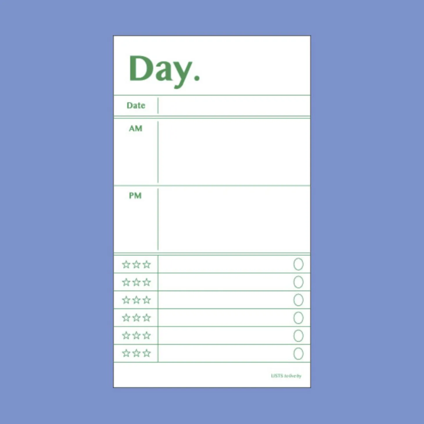 Live By Plan Memo Pad