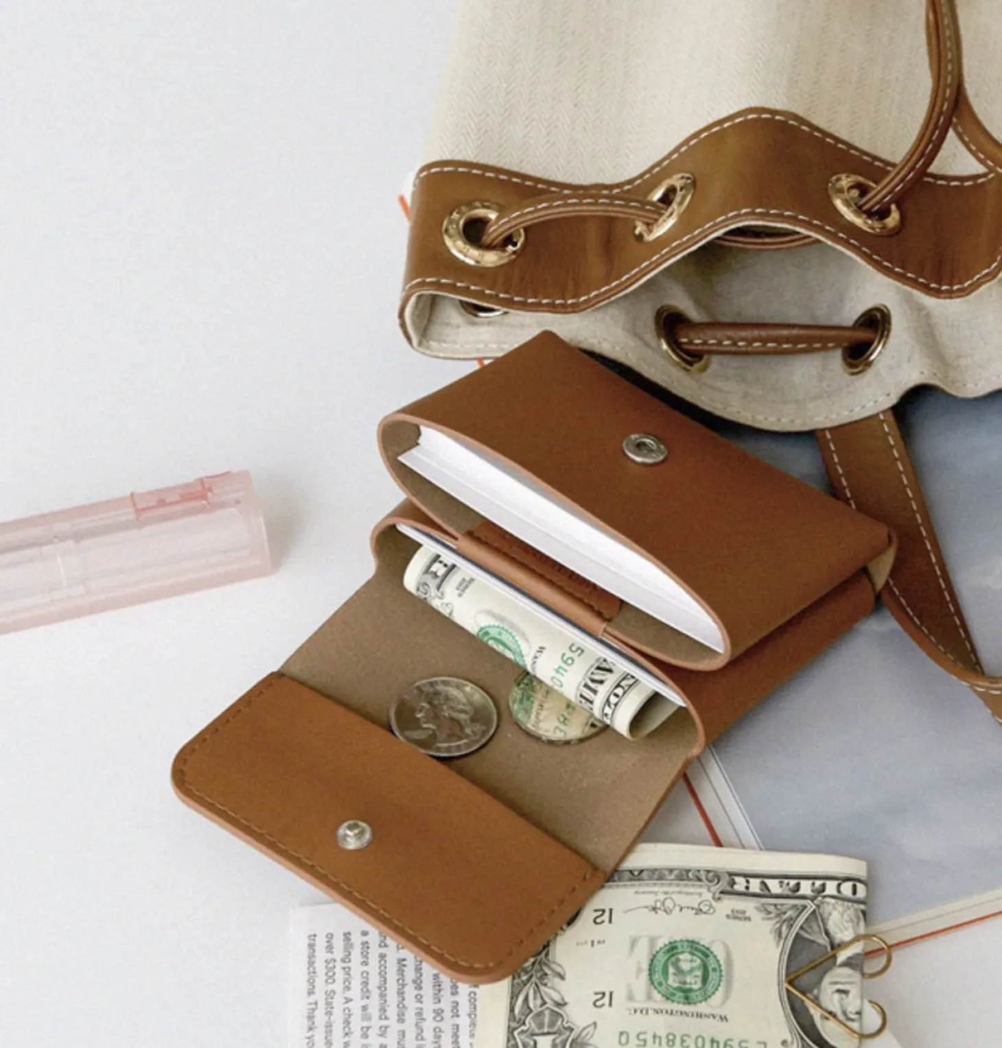 Loaf Vegan Leather Card Pouch