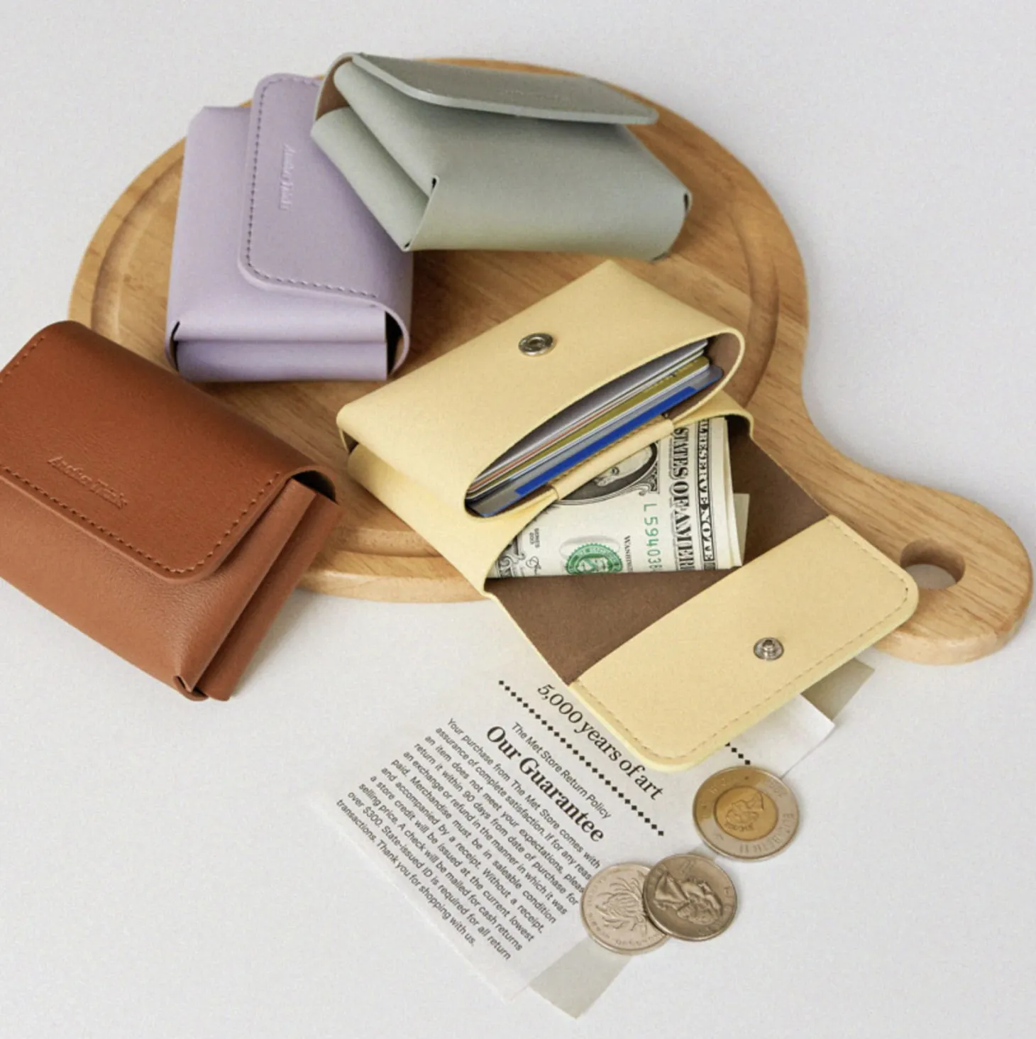 Loaf Vegan Leather Card Pouch