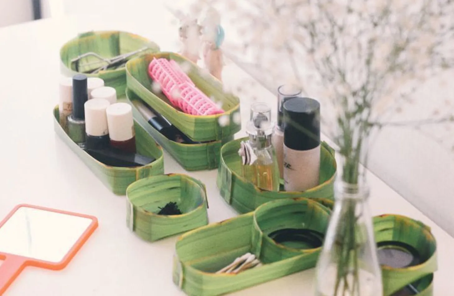 Long Banana Leaf Tray