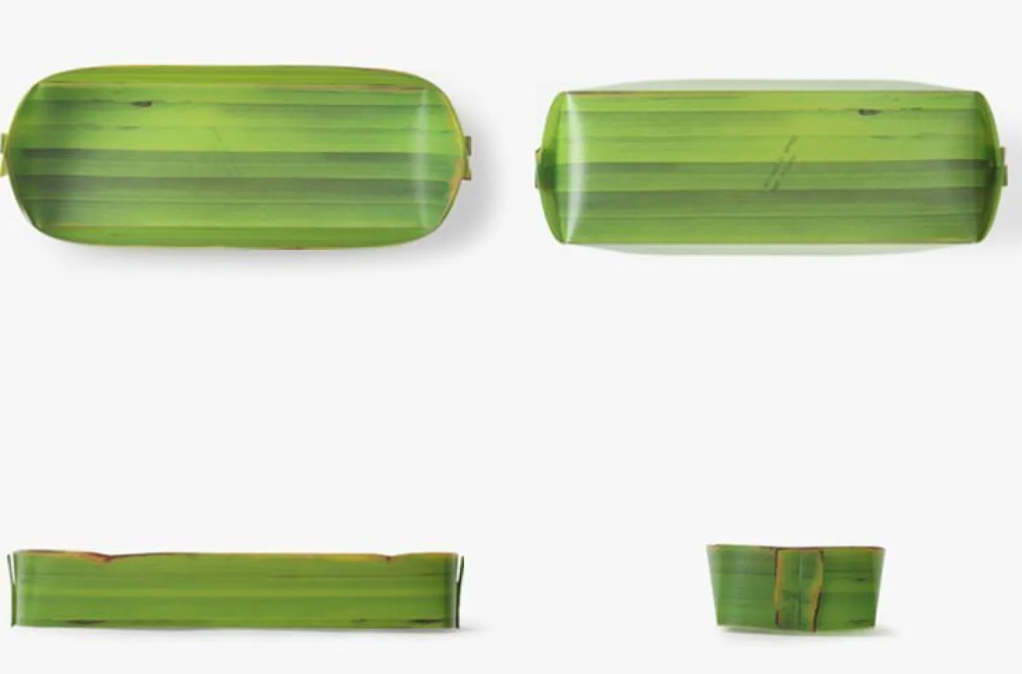 Long Banana Leaf Tray
