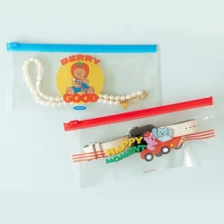 Long Market PVC Zipper Pocket