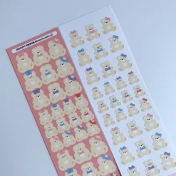 Lovely Bear Slim Sticker v1