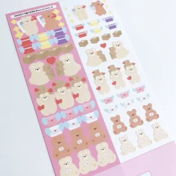 Lovely Bear Slim Sticker v1