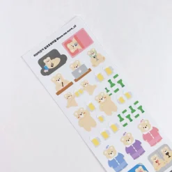 Lovely Bear Slim Sticker v1