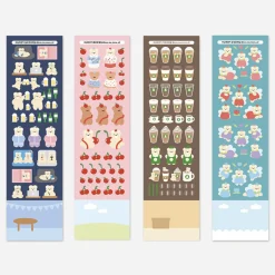 Lovely Bear Slim Sticker v1