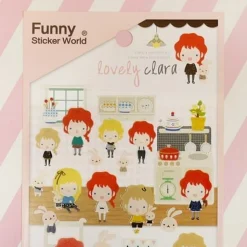 Lovely Clara Deco Sticker